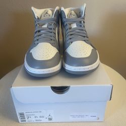 Size 7.5 - WMNS Air Jordan 1 Mid Stealth 2022