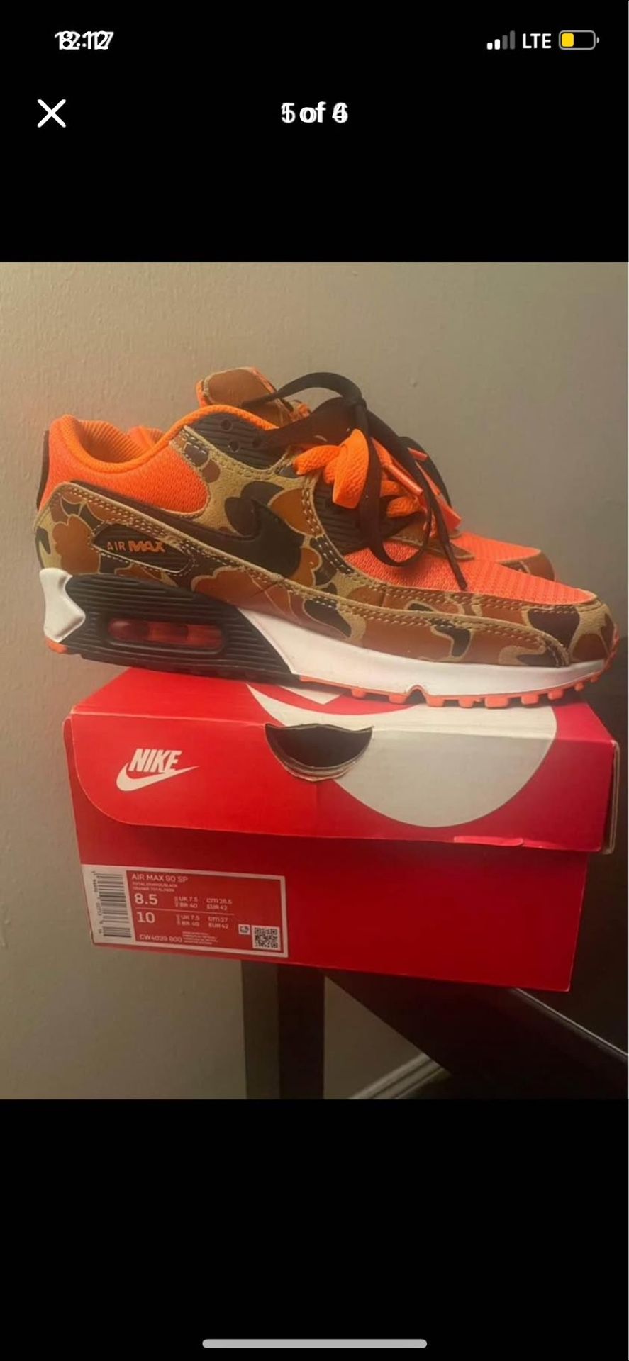 Nike Air Max Size 8.5