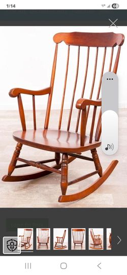 BOLING Antique Oak Rocking Chair Nice!~MakeMeAnOffer ~