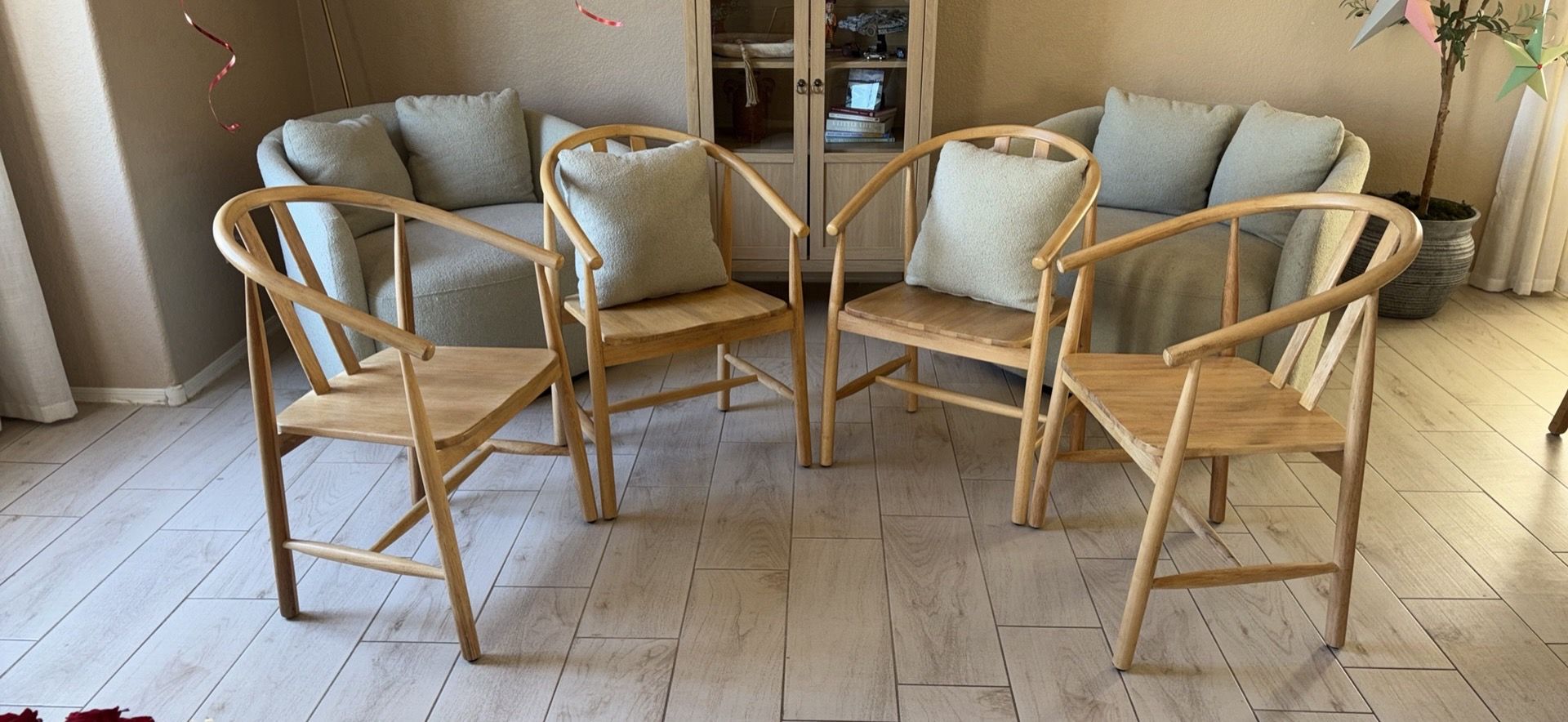 4 NEW Hearth & Hand Magnolia Dining Chairs
