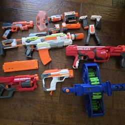 Nerf Guns And Motorized Belt Blaster