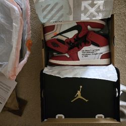 Size 12 Air Jordan 1 Retro High OG Off-White Chicago 