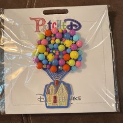 Disney Parks PATCHED UP HOUSE w/ COLORED BEADED BALLOONS Iron On Patch