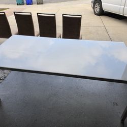 Large Modern Dining Kitchen Table Like New 72 X 34