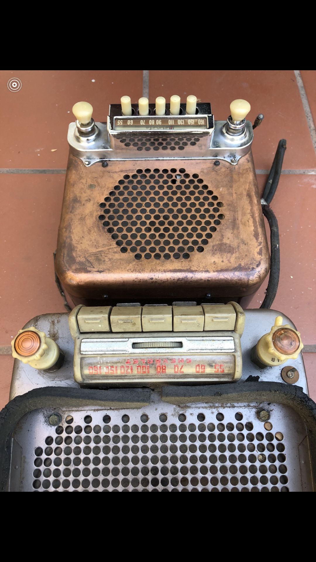 46 47 48 Fleetline Chevy Fleetmaster Styleline radio $350.00 for both or $175 a piece