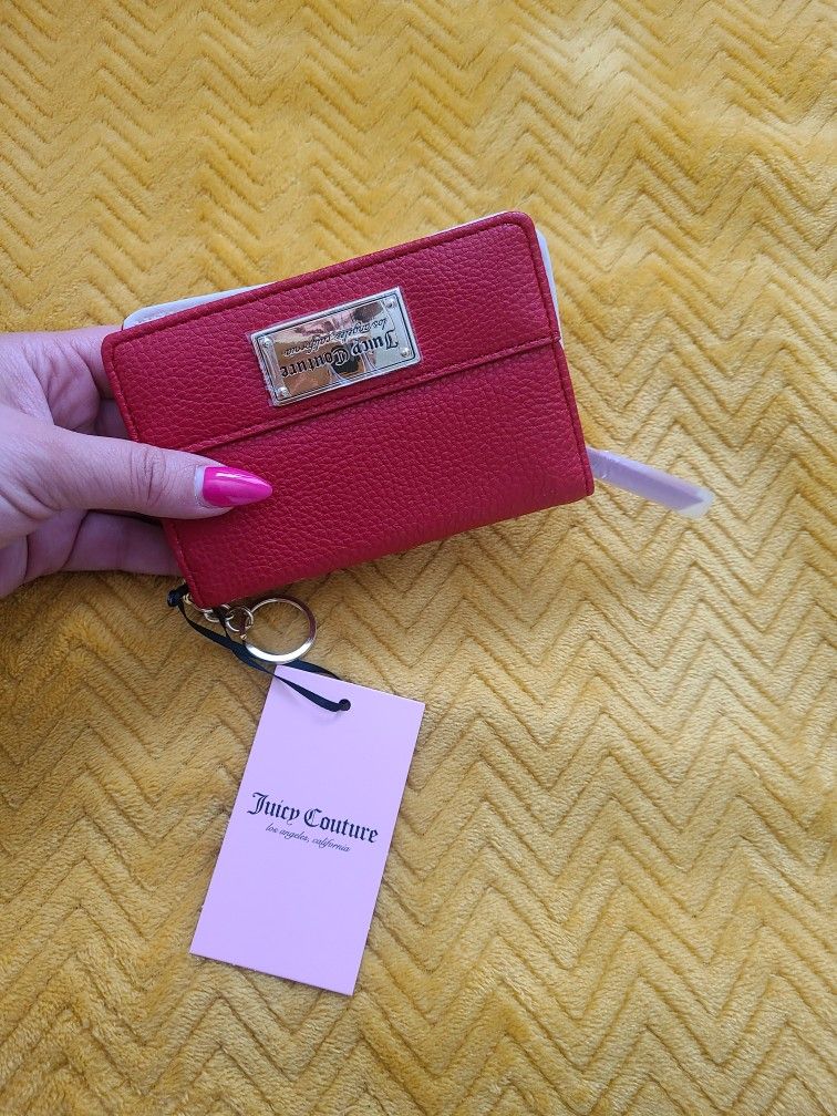 Juicy Couture Keychain flap card / coin wallet