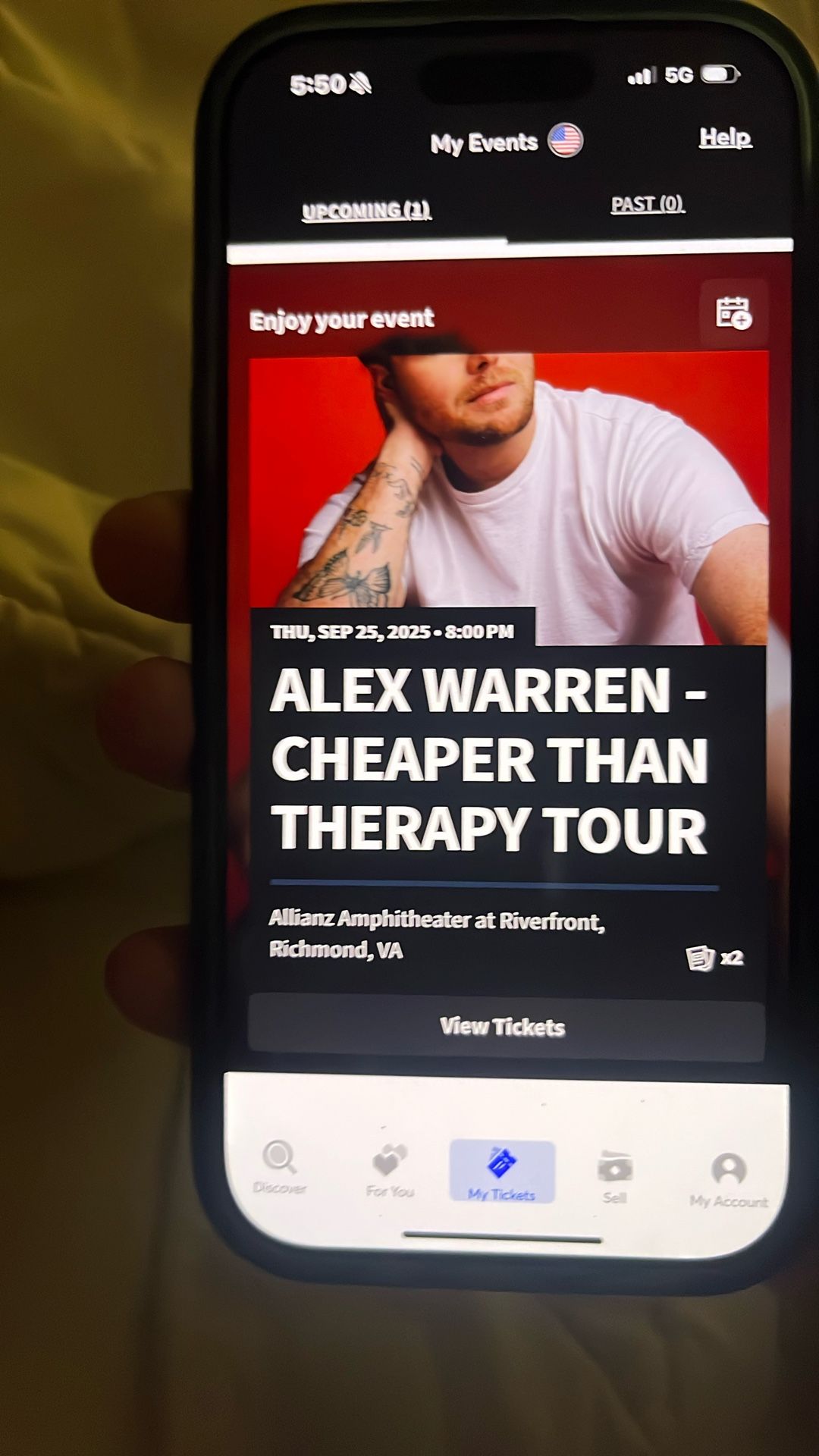 Alex Warren- Cheaper Than Therapy Tour