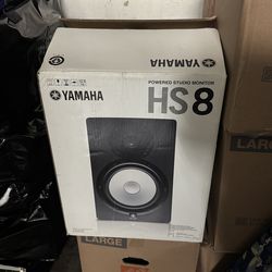 Yamaha HS8 Studio Monitor – Like New / Never Used w Box