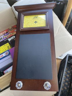 Chalk Board And Key Holder