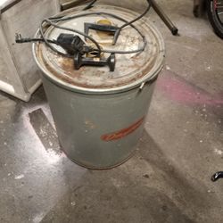 Dayton Shop Vacuum Extra Long Hose. Used As A Central Vac For A Small Woodshop