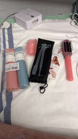 Hair oil distributor combs & bottles