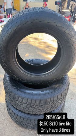 285/65r18 3 TIRES ONLY!