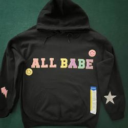 Gladin, Hoodie, Black, Large 