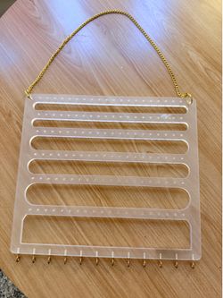 LARGE HANGING JEWELRY RACK- necklaces and earrings