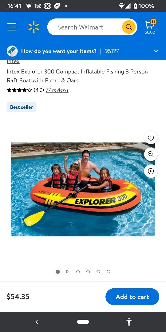 Intex Explorer 300 Boat