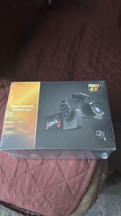 Three channels 4k dash camera