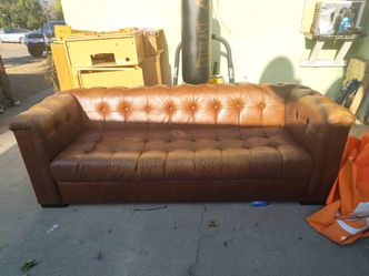 Leather couch