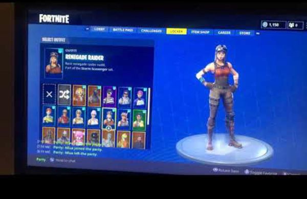 fortnite rare renegade raider skin and pickaxe will also trade for skull or ghoul trooper i don t go first - pickaxe fortnite renegade