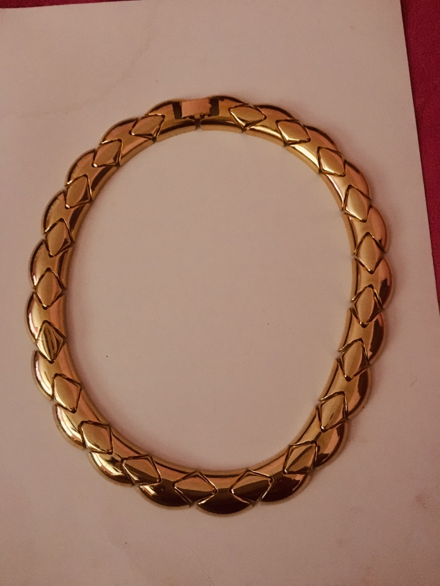 Golden necklace 18”