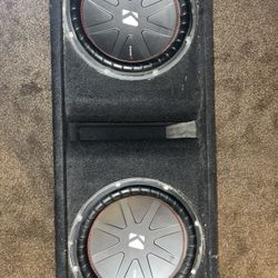   Skar Audio Dual 12” CompR Loaded Box - Hits HARD, Great Condition!