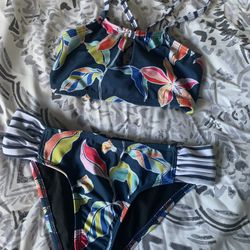 Girl 2pc Bathing Suit (size 10)