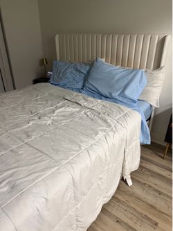 Bed frame and mattress