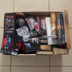 Movie Box: Star Wars, VHS, Pirates, Posters, Books