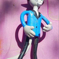 Vintage 2002 McDonald's Happy Meal Toy Miramax Film Corp Pinocchio Cat Bendy Figure

