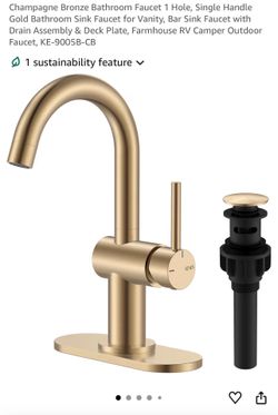 Single Handle Bathroom Faucets