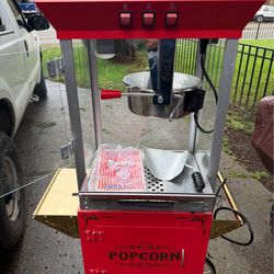 Professional 8oz Popcorn Machine + Ca