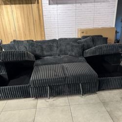Sleeper Sectional With Storage Chaise 🔥🔥🔥