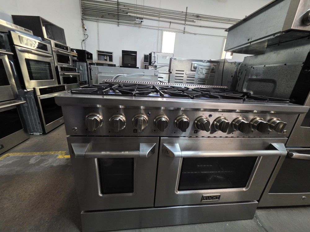 48" KUTCH GAS RANGE STAINLESS STEEL