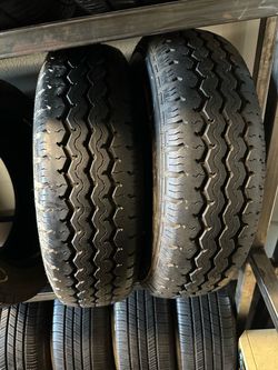 PAIR OF TIRE 185 R 14 LT