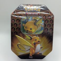 Pokemon Hidden Fates Raichu Tin
