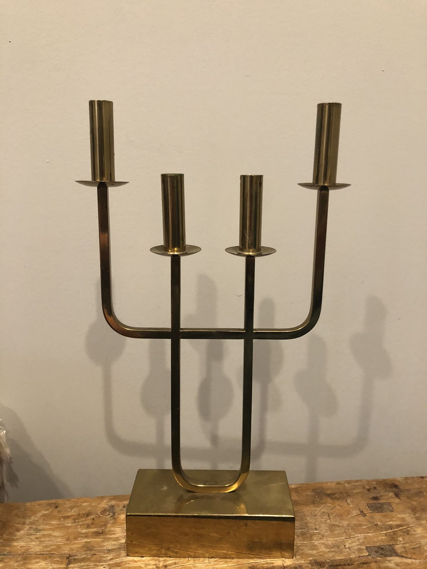 Vintage brass candelabra