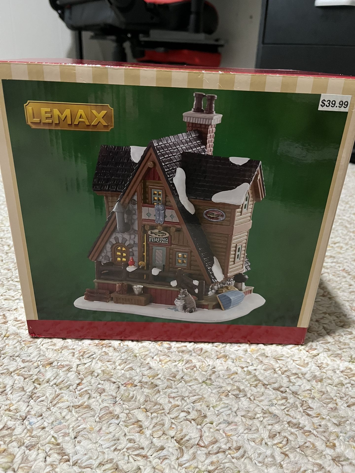 Lemax Pete’s Fishing Cabin