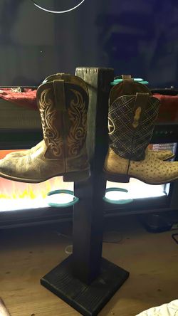 Costume made boot holder