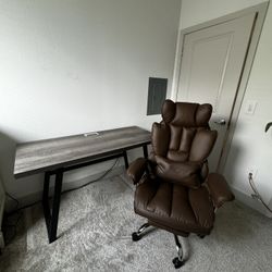 Desk and Office Chair