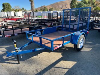 New Carson 5x8 Utility Trailer with Gate 3k gvwr