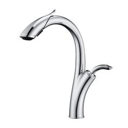 Single-Handle Pull-Down Spray Kitchen Faucet With 2 Water Flow Modes: $159.99