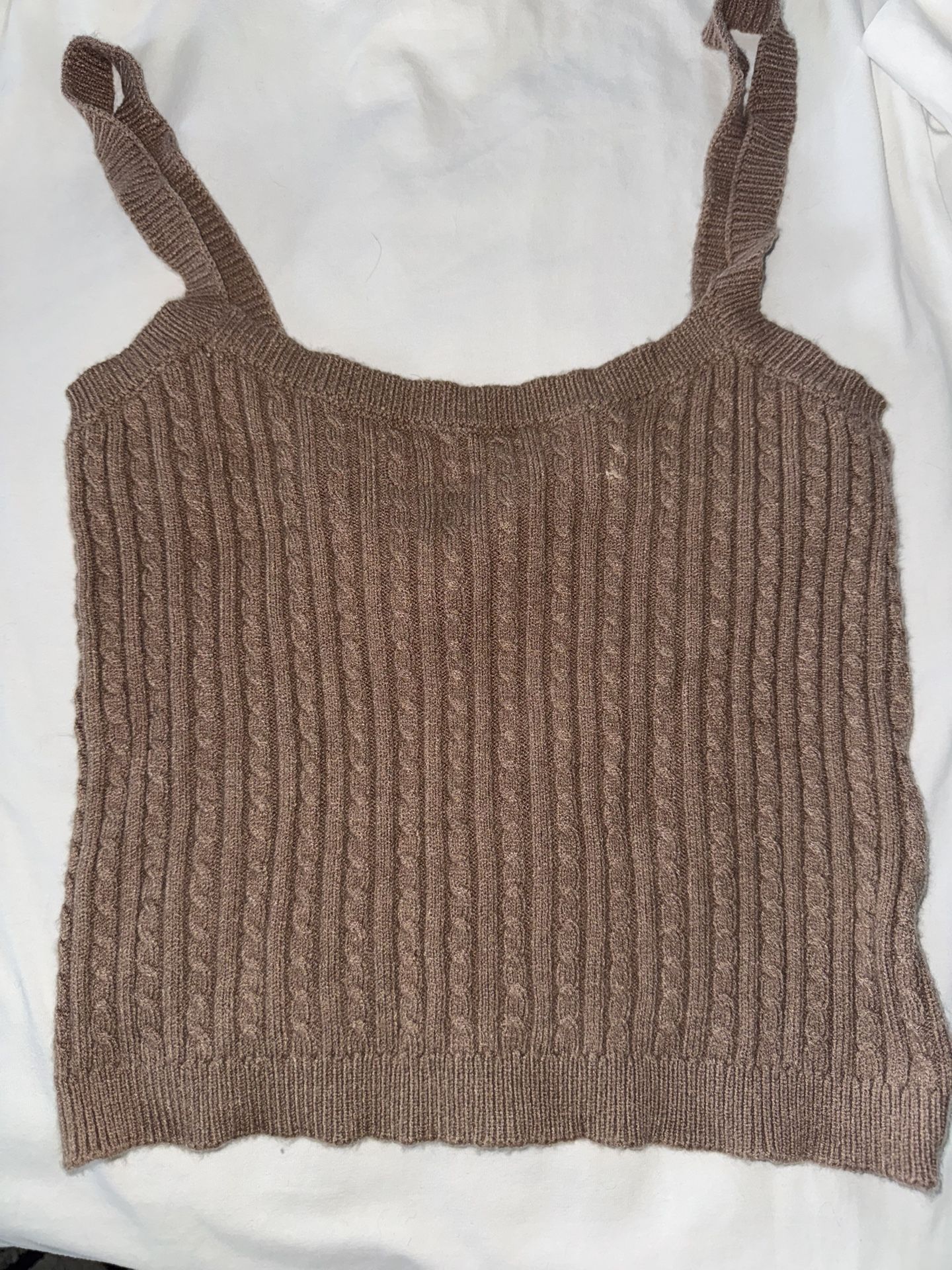 Olive +!Oak knit tank top size M New No Tags
