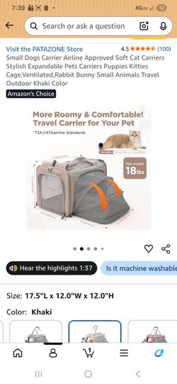 Dog carrying case Medium