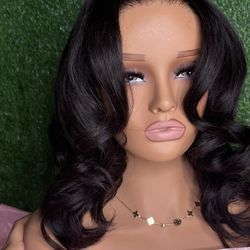 Bodywave glueless wig human hair