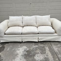 Comfy White Couch