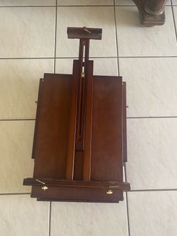 Wooden Tabletop Artist Easel Box