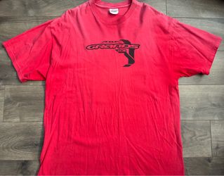 Vintage T-shirt BMX ABA grand Nationals GP Bicycle 2001 Men's XL Red Faded Y2K