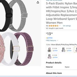 Fitbit Inspire, Inspire 2, Inspire 3 Replacement Bands