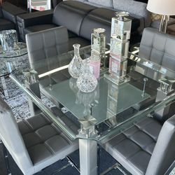 Glass Dining Set