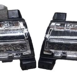 #81H 2018-2023 Jeep Wrangler JL Chrome LED Sequential Signal DRL Headlight Pair