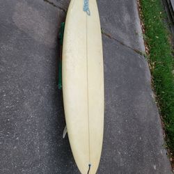 Fixed Tri Fin Surfing Longboard
